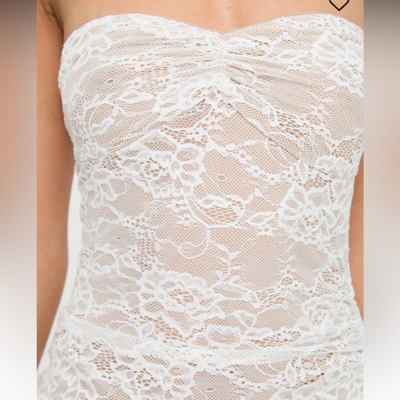 Princess Polly lace strapless mini dress - Picture 5 of 14